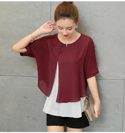 Tops Buttons Blouse