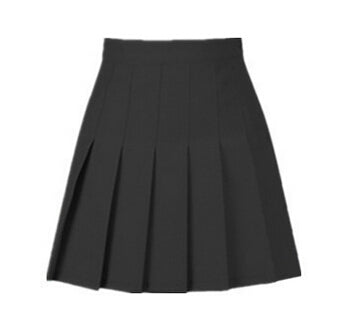 Half Pleated Mini Skirt