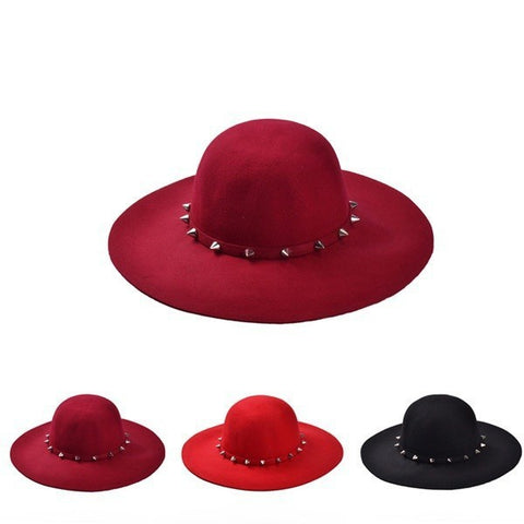 Studs Big Brim Hat