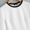 Textured Plume Blouse
