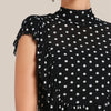 Cute Ruffle Crop Blouse