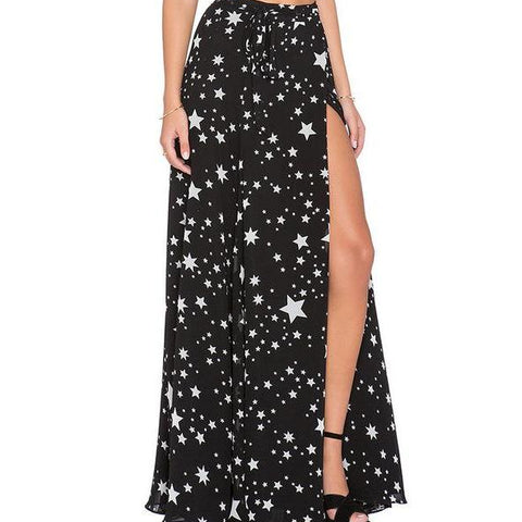 Star Printed Skirt