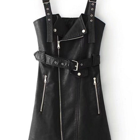 Leather Women Dress