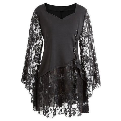 Ruffles Lace Blouse