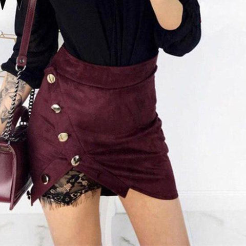 Patchwork Mini Skirt