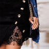 Patchwork Mini Skirt