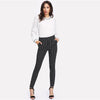 Women Elastic Waist Pants