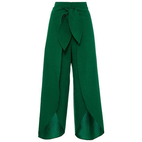 Bowknot Plain Pants