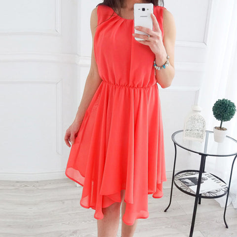 Pleated Party Dress