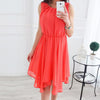 Pleated Party Dress