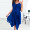 Pleated Party Dress