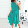 Pleated Party Dress