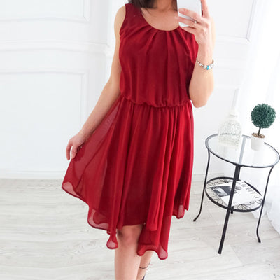 Pleated Party Dress