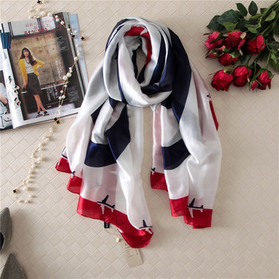 Luxury Brand Print Scarf