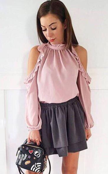 Open Shoulder Blouse