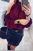 Open Shoulder Blouse