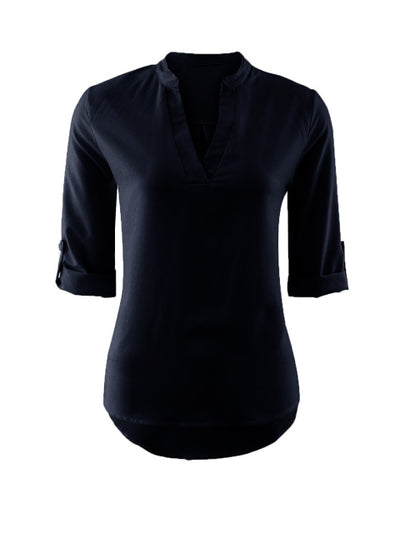 Fashion V-Neck Chiffon Blouse