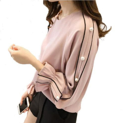 Beaded Tops Blouse