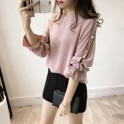 Beaded Tops Blouse