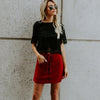 Ladies Short Sleeve Blouse