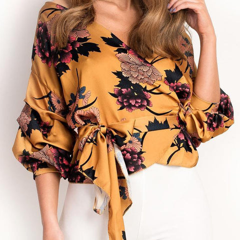 Wrap Bandage Blouse