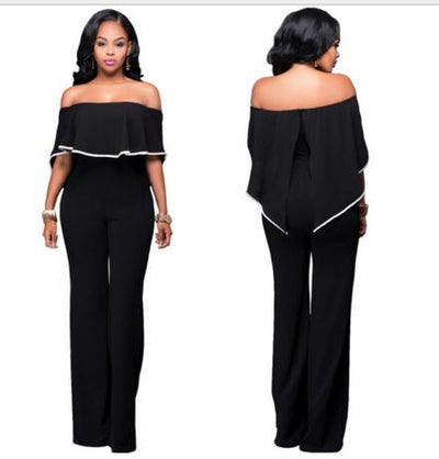 But Cut Ruffles Jumpsuit