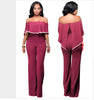 But Cut Ruffles Jumpsuit