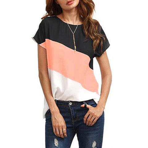 Summer Patchwork Blouse