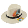 Feather Painted Hat