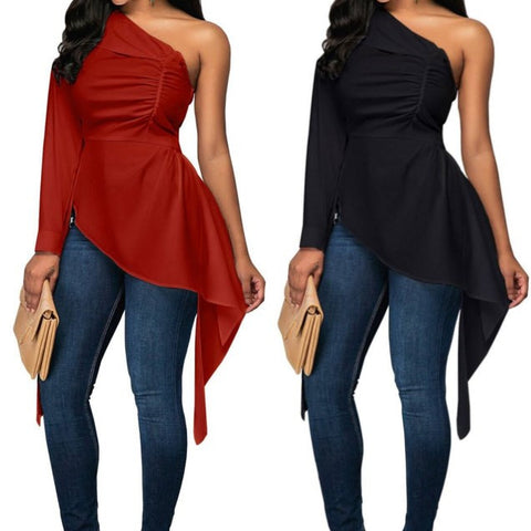 Pleated Elegant Blouse
